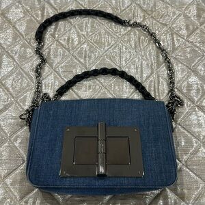 Tom Ford Blue Denim Purse